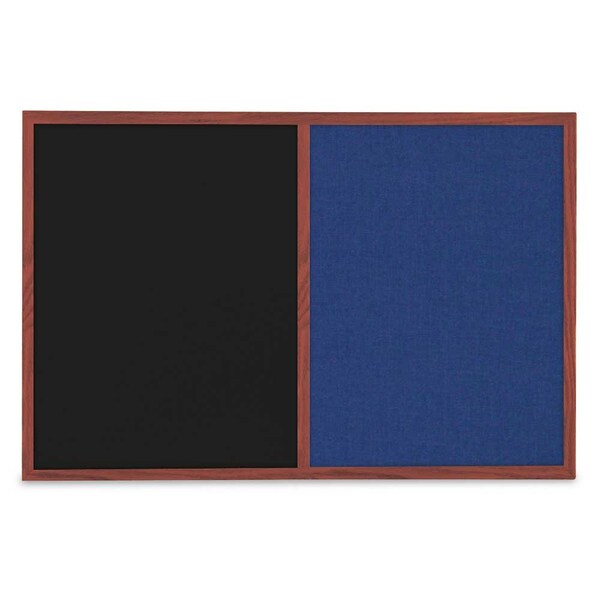 Slim Style Indoor Enclosed Corkboard, 36
